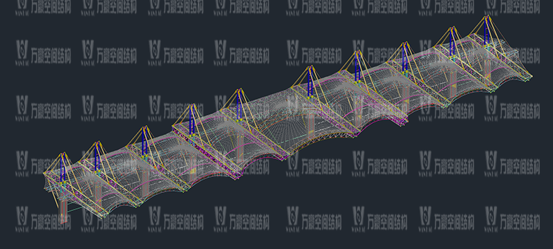 汕尾市體育中心（一期）工程田徑場(chǎng)膜結(jié)構(gòu)項(xiàng)目