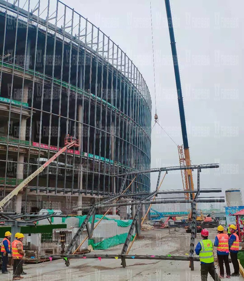 紹興國際會(huì)展中心一期B區(qū)會(huì)議中心PTFE膜結(jié)構(gòu)工程