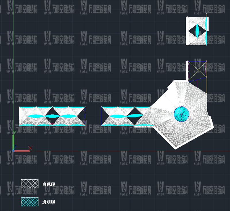 新泰卓越·財(cái)富廣場膜結(jié)構(gòu)項(xiàng)目竣工