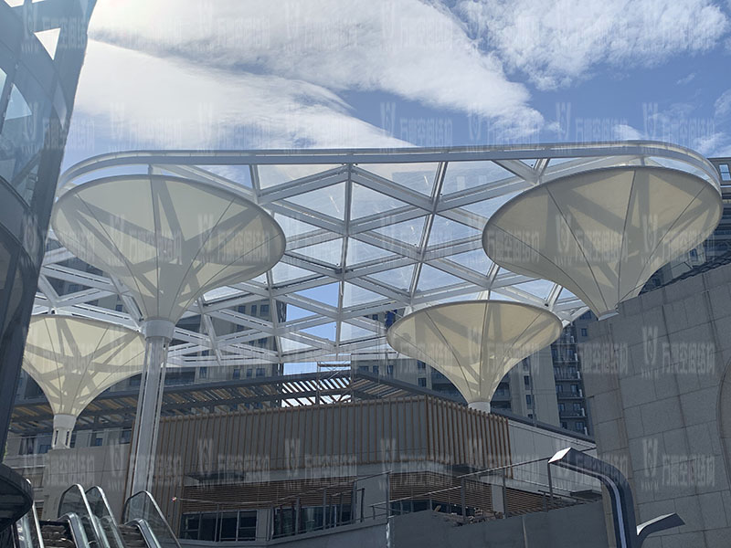 萬豪空間結(jié)構(gòu)員工到臺州大板橋ETFE氣枕天幕項(xiàng)目、溫州鐵定溜溜樂園ETFE天幕及PTFE景觀傘膜結(jié)構(gòu)工項(xiàng)目學(xué)習(xí)交流