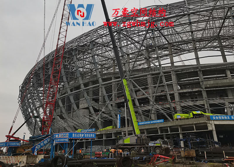 2023年亞洲杯主辦場地重慶龍興足球場項目ETFE屋面膜結(jié)構(gòu)工程 2023年亞洲杯主辦場地重慶龍興足球場項目ETFE屋面膜結(jié)構(gòu)工程