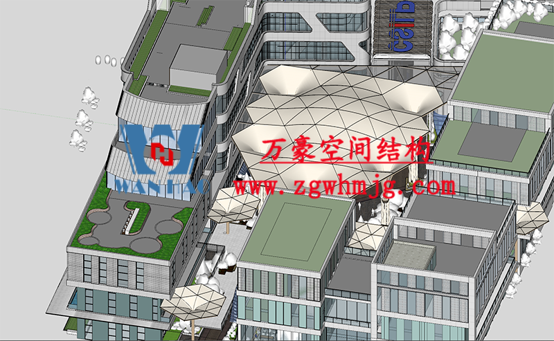 萬豪2022第3標-中國東盟特色商品匯聚中心膜鋼構工程