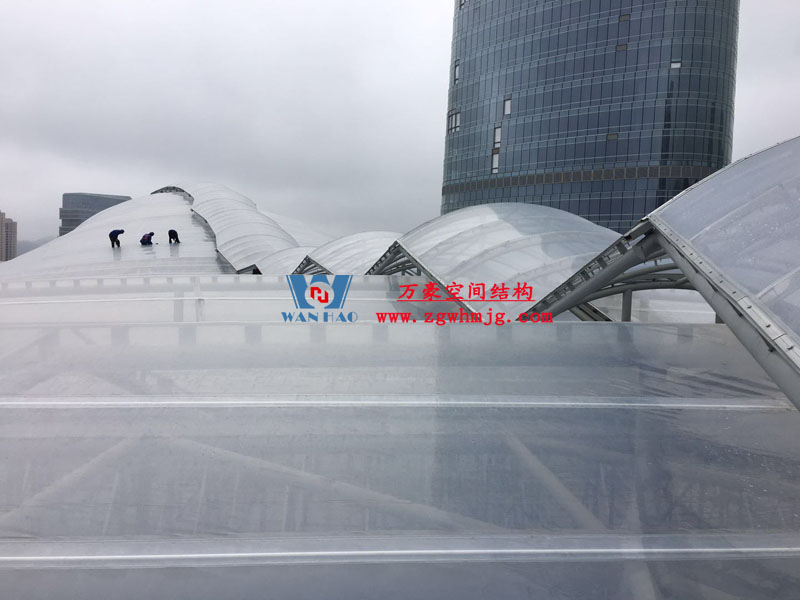 遵義高鐵新城ETFE天幕膜結(jié)構(gòu)項目 遵義高鐵新城ETFE天幕膜結(jié)構(gòu)項目
