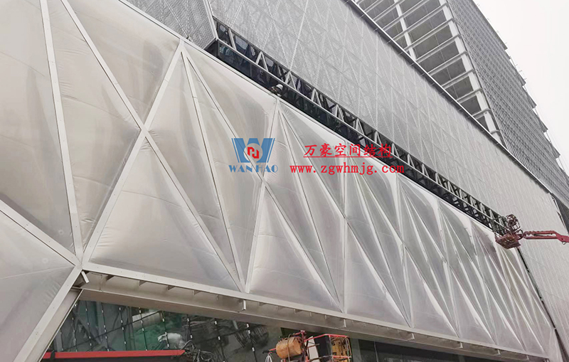 成都中建錦源匯膜結(jié)構(gòu)項(xiàng)目工程最新進(jìn)展 成都中建錦源匯膜結(jié)構(gòu)項(xiàng)目工程最新進(jìn)展