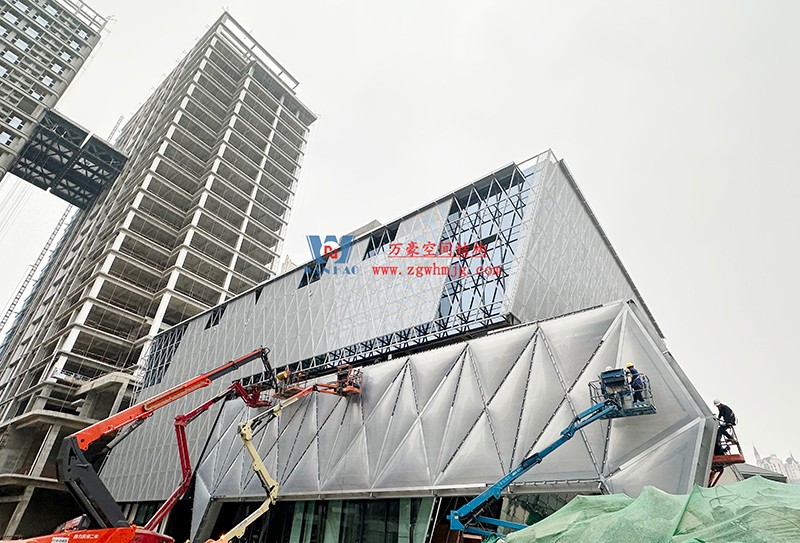 成都中建錦源匯膜結(jié)構(gòu)項(xiàng)目工程最新進(jìn)展 成都中建錦源匯膜結(jié)構(gòu)項(xiàng)目工程最新進(jìn)展