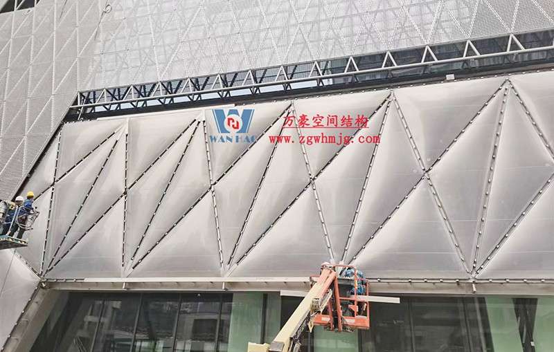 成都中建錦源匯膜結(jié)構(gòu)項(xiàng)目工程最新進(jìn)展 成都中建錦源匯膜結(jié)構(gòu)項(xiàng)目工程最新進(jìn)展