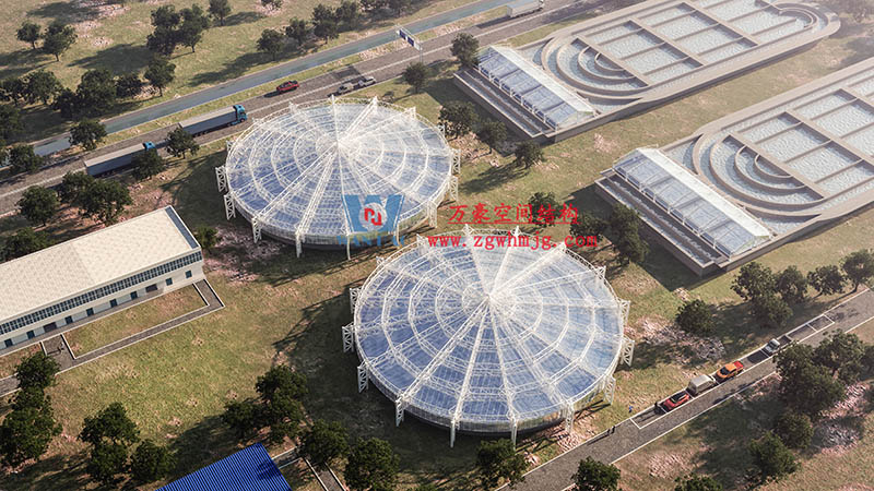 膜結(jié)構(gòu)在污水池加蓋工程中受歡迎的原因 膜結(jié)構(gòu)在污水池加蓋工程中受歡迎的原因