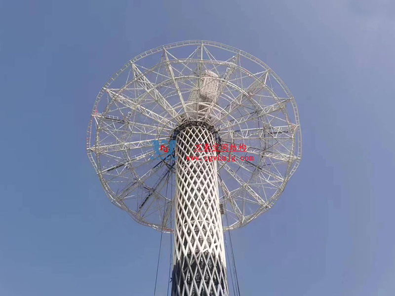 I TOWER-芭蕾舞者裙擺提升安裝階段完美收官！