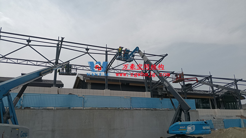 四川職業(yè)技術(shù)學(xué)院鋰電科技學(xué)院建設(shè)項目看臺膜結(jié)構(gòu)工程