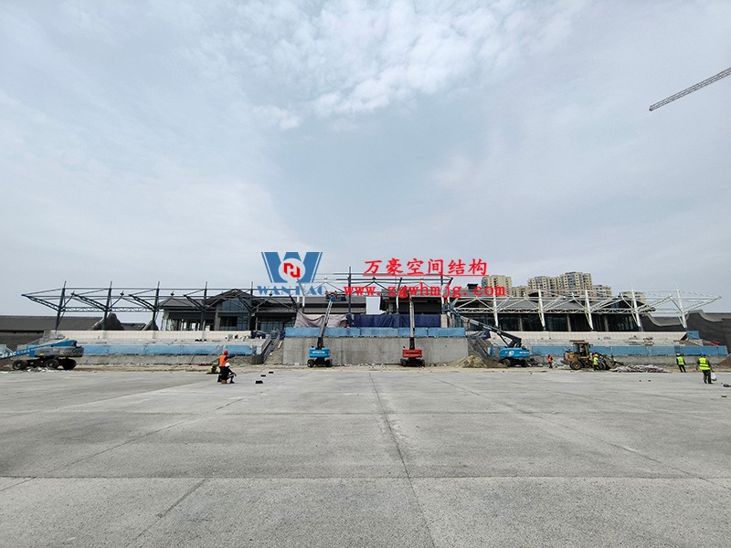 四川職業(yè)技術(shù)學(xué)院鋰電科技學(xué)院建設(shè)項目看臺膜結(jié)構(gòu)工程