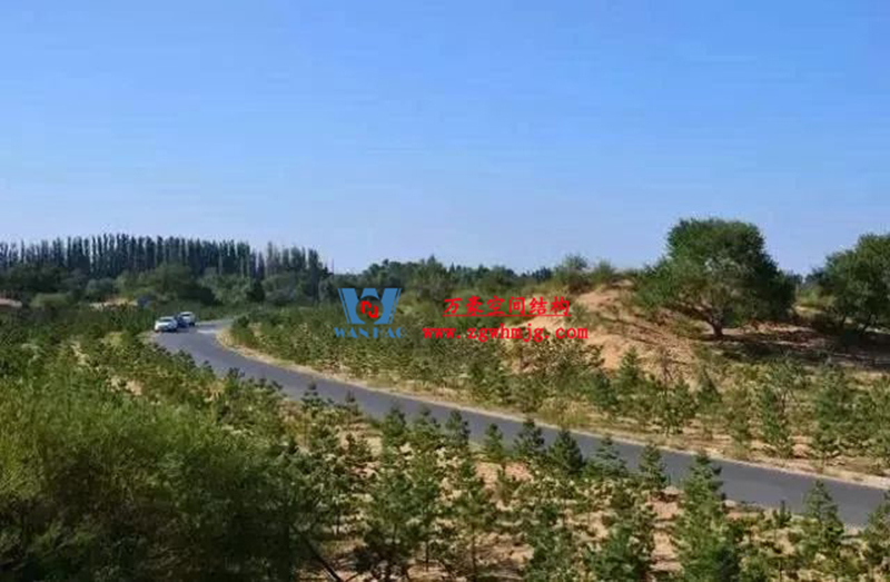 芳菲四月，共鑒美好！陜西定邊馬蓮灘沙漠公園鋼膜結(jié)構(gòu)工程最新進(jìn)展播報(bào)