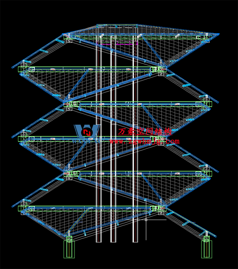 萬豪2023第8標-數智農業(yè)產業(yè)園先行啟動區(qū)塊項目設計施工總承包-瞭望塔膜結構工程