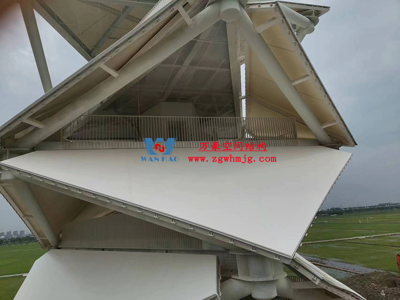 萬豪2023第8標-數智農業(yè)產業(yè)園先行啟動區(qū)塊項目設計施工總承包-瞭望塔膜結構工程