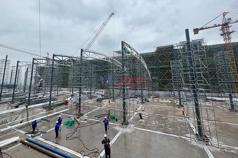 浙江真愛毯業(yè)科技有限公司廠房三屋面鋼結構工程 浙江真愛毯業(yè)科技有限公司廠房三屋面鋼結構工程