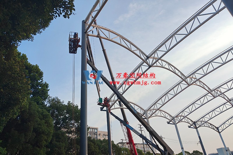 國網(wǎng)江西省電力有限公司培訓(xùn)中心實訓(xùn)基地改造膜結(jié)構(gòu)項目最新施工進(jìn)度 國網(wǎng)江西省電力有限公司培訓(xùn)中心實訓(xùn)基地改造膜結(jié)構(gòu)項目最新施工進(jìn)度