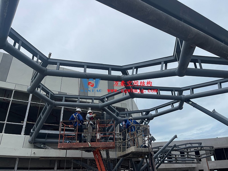 嘉興長(zhǎng)安里ETFE氣枕鋼膜結(jié)構(gòu)頂棚工程 嘉興長(zhǎng)安里ETFE氣枕鋼膜結(jié)構(gòu)頂棚工程