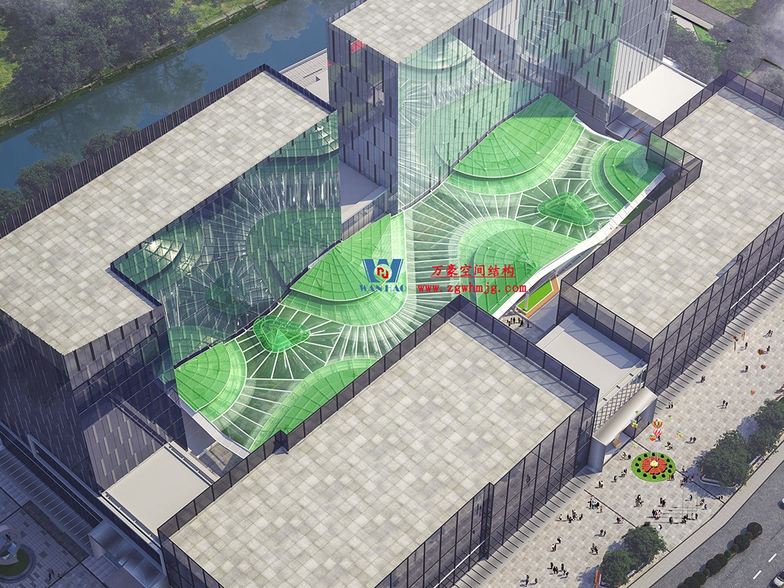 博多森谷項(xiàng)目中庭鋼膜結(jié)構(gòu)工程 博多森谷項(xiàng)目中庭鋼膜結(jié)構(gòu)工程
