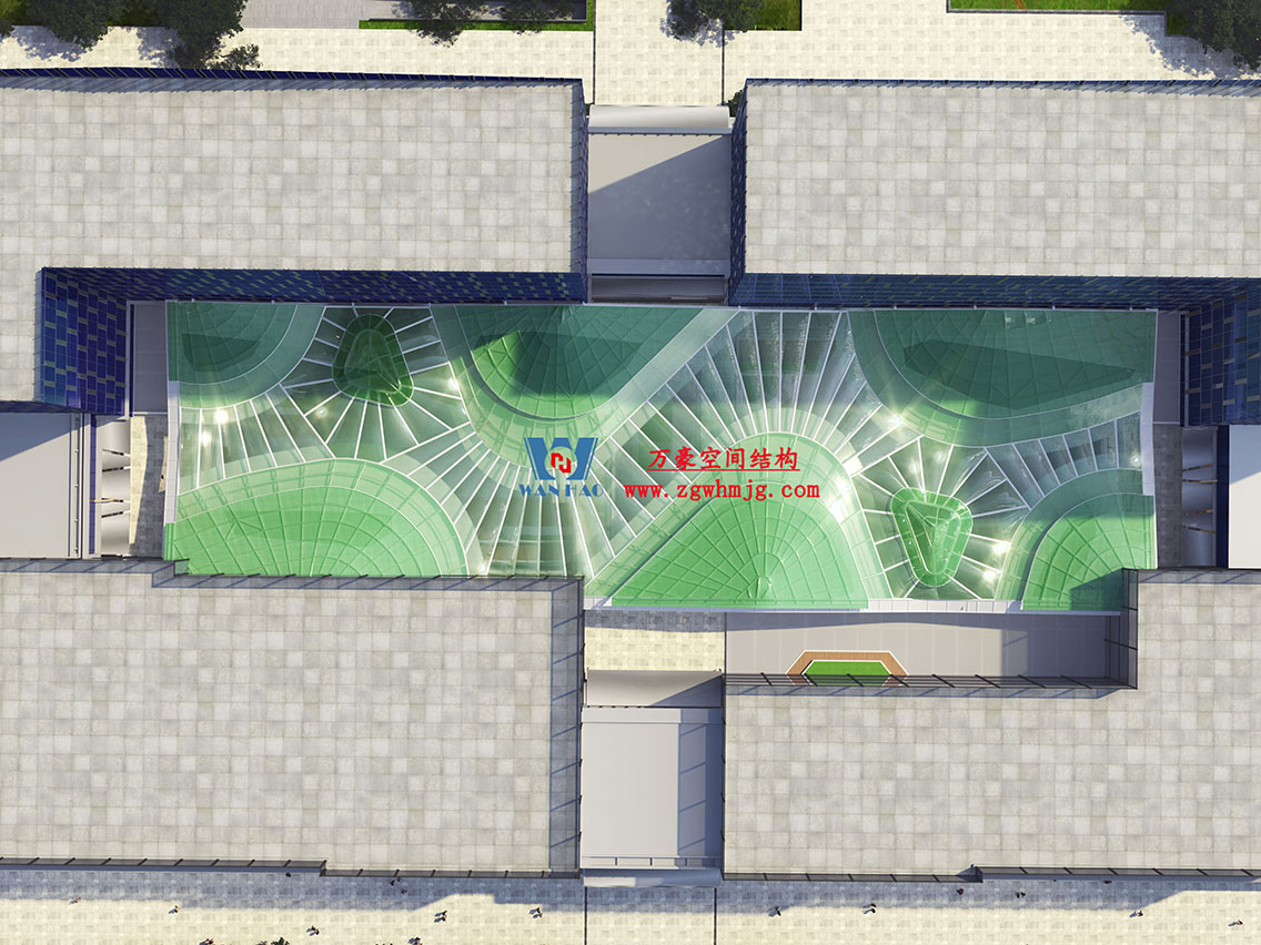 博多森谷項(xiàng)目中庭鋼膜結(jié)構(gòu)工程 博多森谷項(xiàng)目中庭鋼膜結(jié)構(gòu)工程