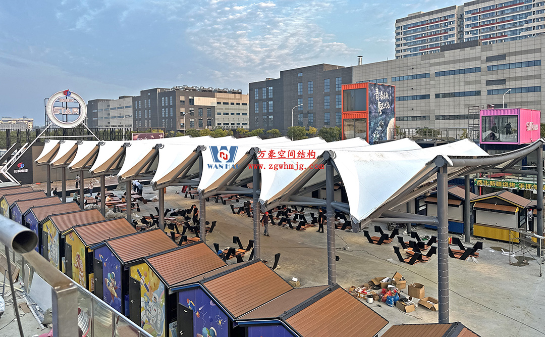 膜結(jié)構(gòu)遮陽雨棚受歡迎的主要原因是什么？