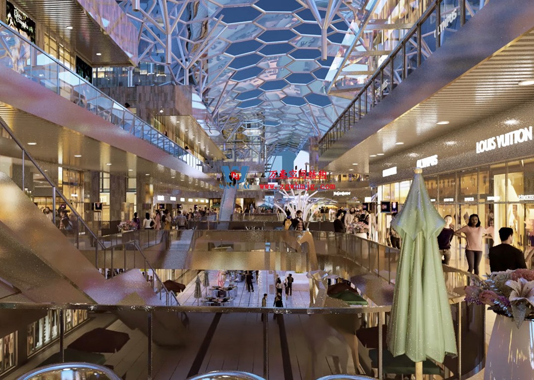 賦含夢幻色彩的商業(yè)街膜結(jié)構(gòu)天幕，即將閃亮登場！
