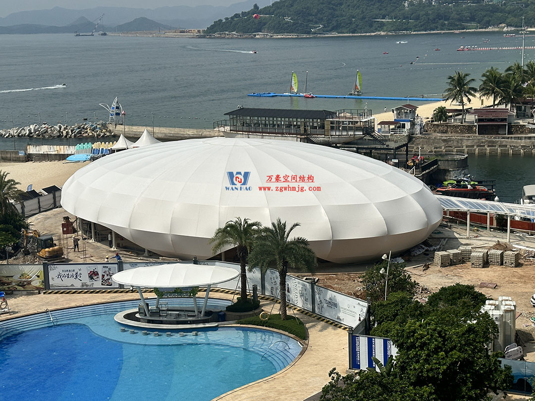 京基大梅沙酒店多功能活動廳鋼膜結(jié)構(gòu) 京基大梅沙酒店多功能活動廳鋼膜結(jié)構(gòu)