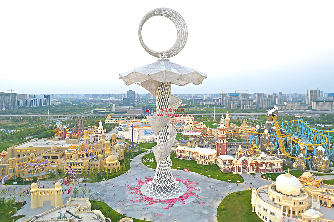 ETFE膜結(jié)構(gòu)地標(biāo)塔—以愛(ài)之名，點(diǎn)亮絲路歡樂(lè)世界