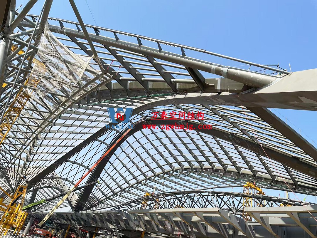 鄭州中原高鐵港數(shù)字展貿城鋼結構項目