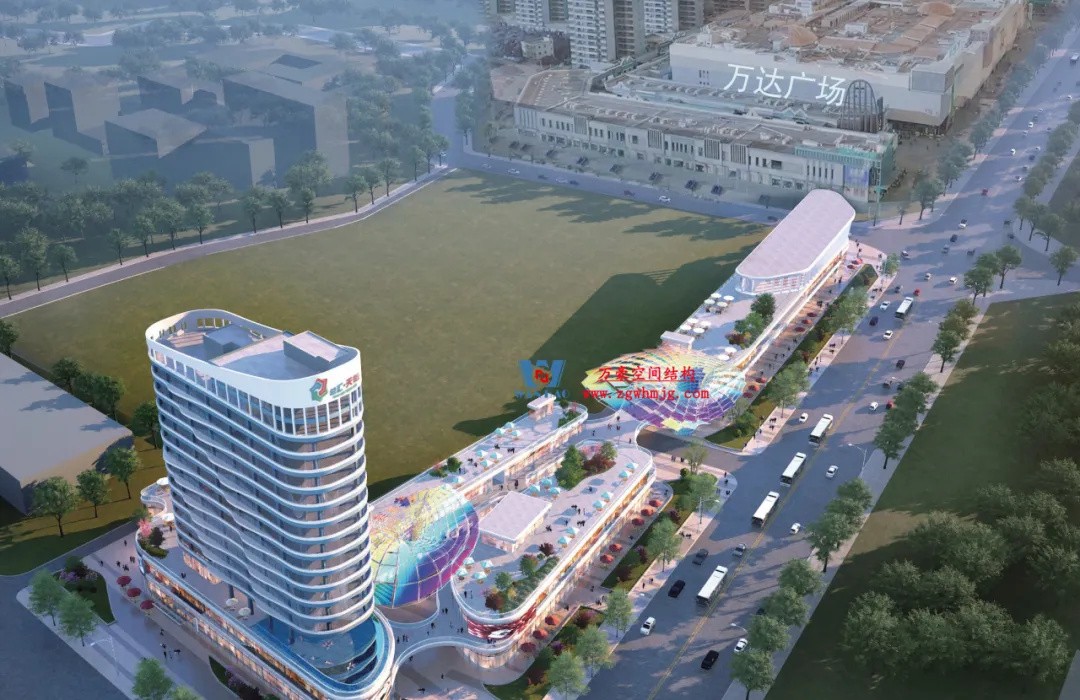 廣州茂名總匯天街商業(yè)街ETFE膜結(jié)構(gòu)工程 廣州茂名總匯天街商業(yè)街ETFE膜結(jié)構(gòu)工程