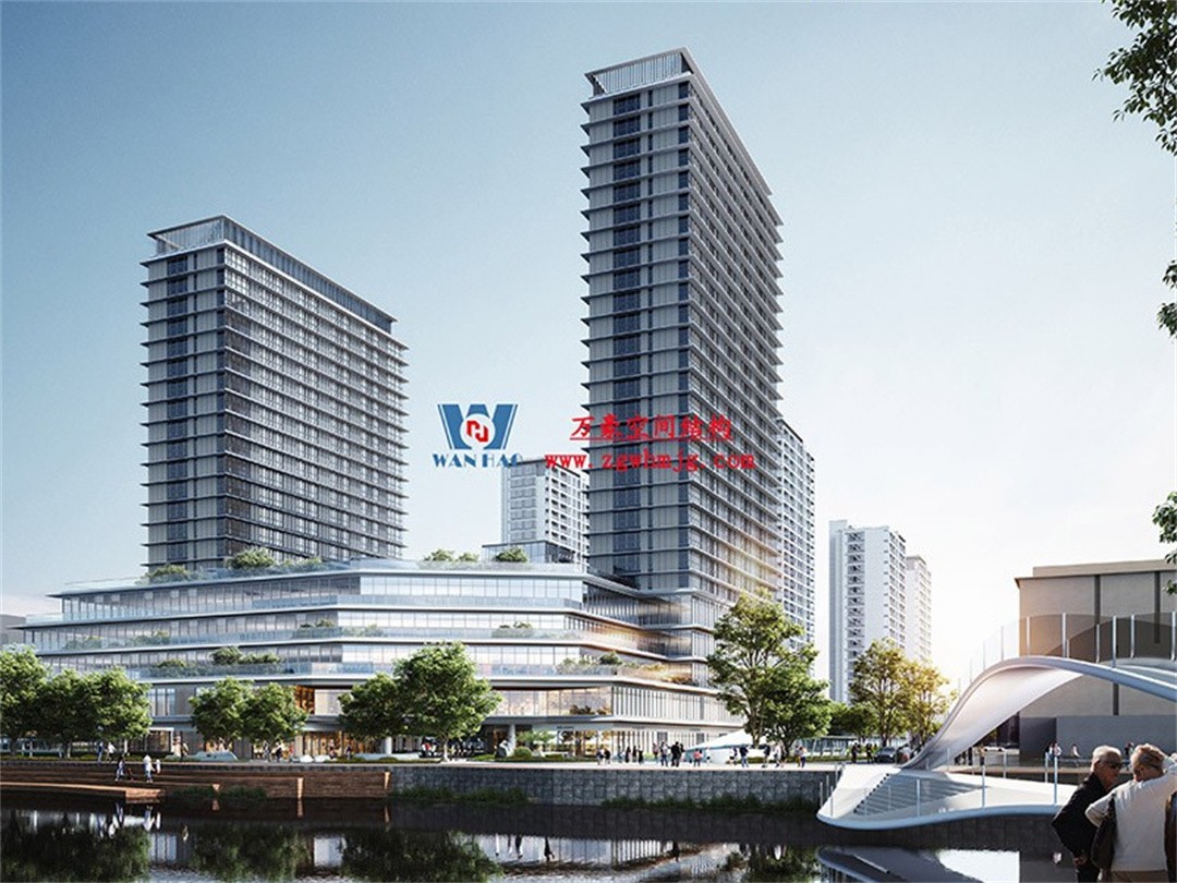 安吉縣昌碩小區(qū)地塊房產開發(fā)項目鋼結構天幕