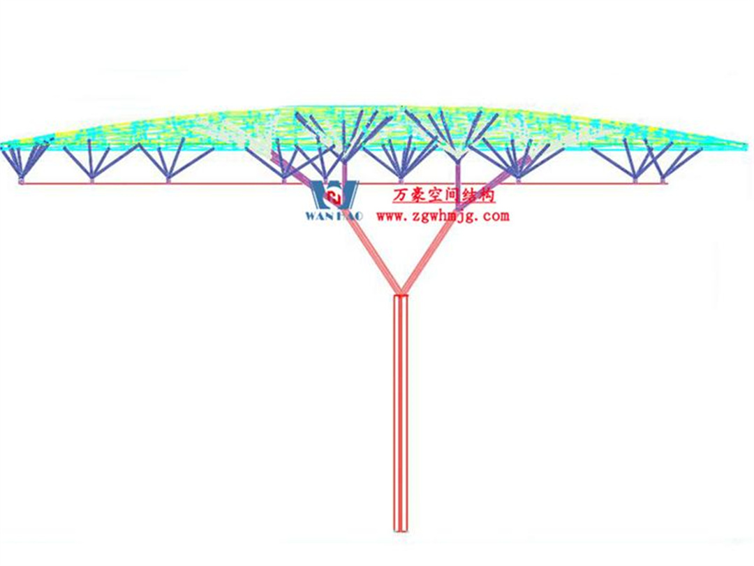 安吉縣昌碩小區(qū)地塊房產開發(fā)項目鋼結構天幕