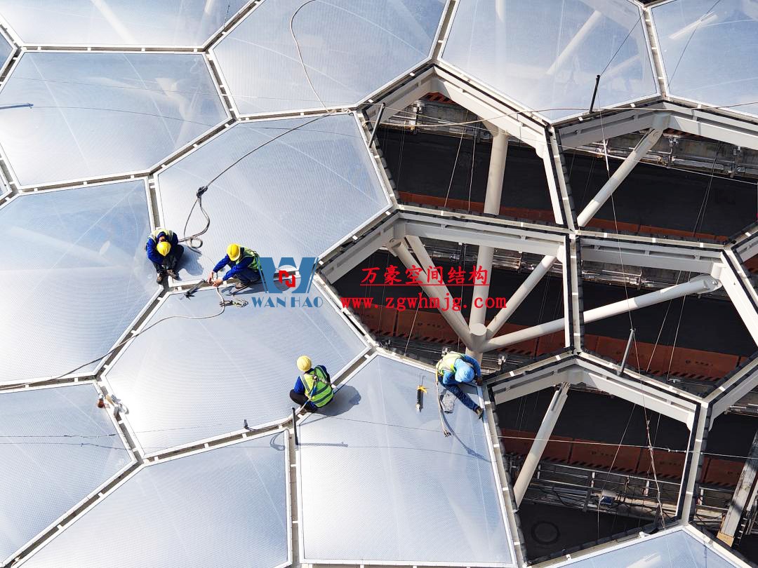 安吉縣昌碩小區(qū)地塊房產開發(fā)項目鋼結構天幕