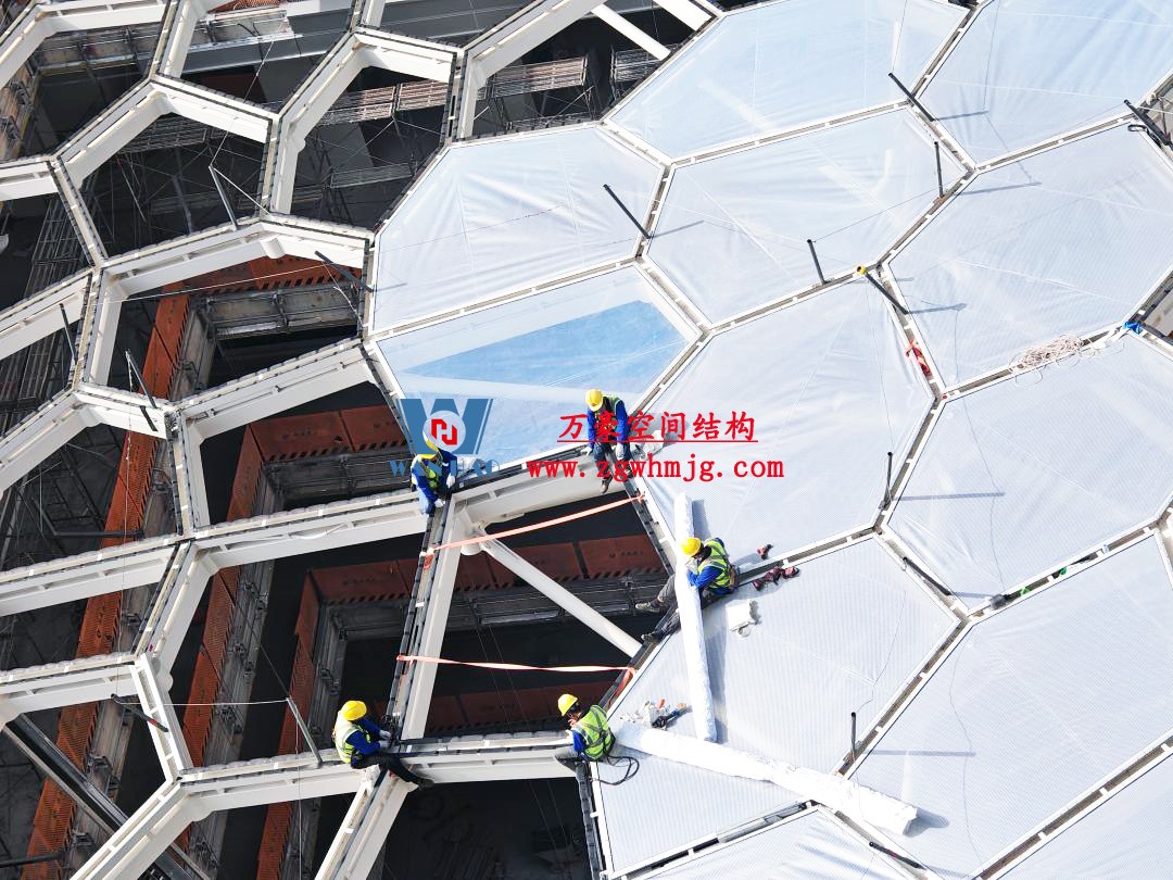 安吉縣昌碩小區(qū)地塊房產開發(fā)項目鋼結構天幕