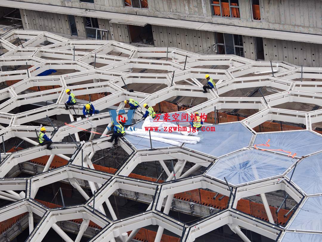 安吉縣昌碩小區(qū)地塊房產開發(fā)項目鋼結構天幕