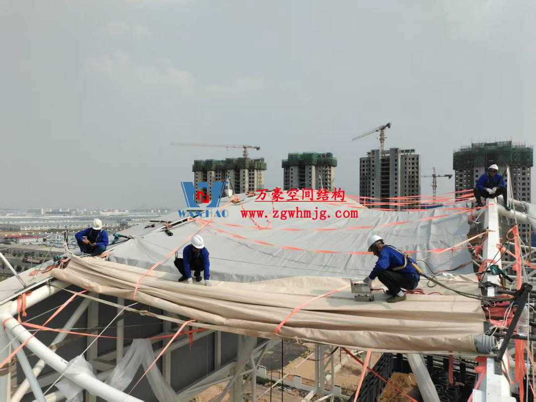 鄭州比亞迪沙坡PTFE膜結(jié)構(gòu)工程