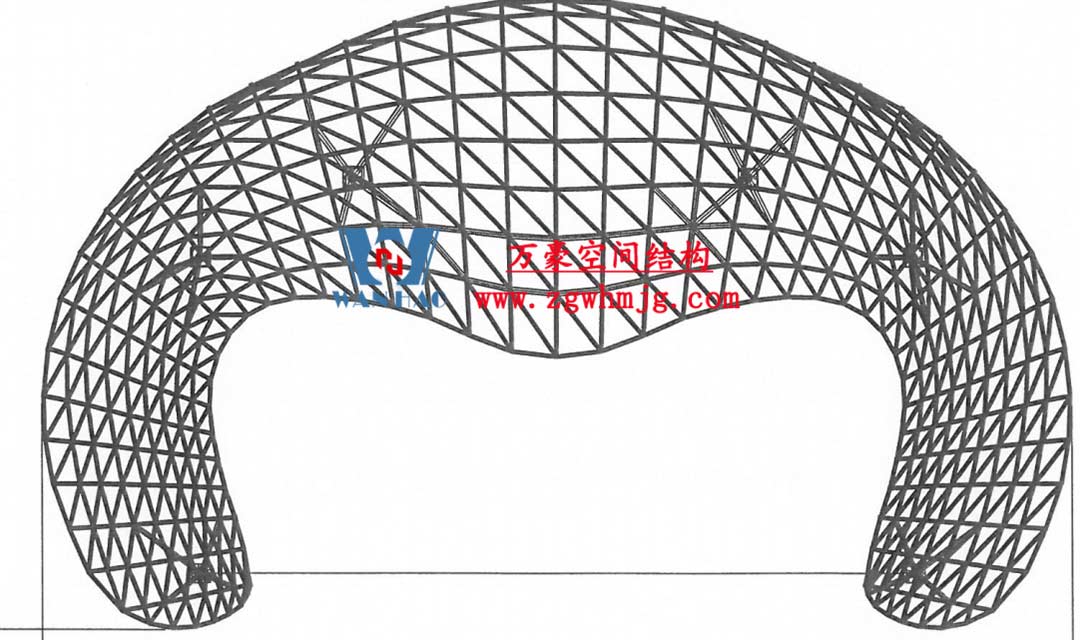 安吉縣人民路地塊房產(chǎn)開發(fā)ETFE膜結構項目