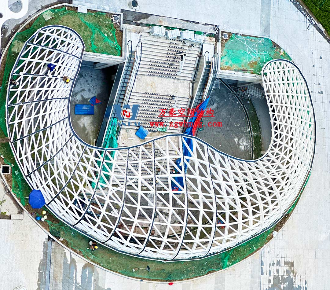 安吉縣人民路地塊房產(chǎn)開發(fā)ETFE膜結構項目