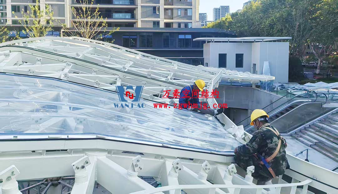 安吉縣人民路地塊房產(chǎn)開發(fā)ETFE膜結構項目