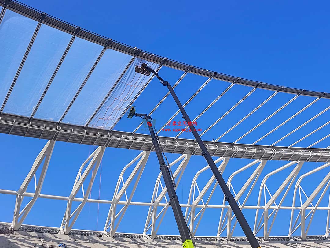 太湖之畔，華燈初上|無錫奧體中心施工加速