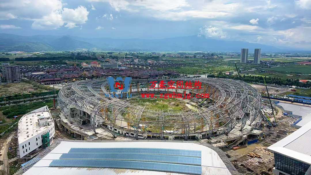 瑞麗國際文體中心建設(shè)項目體育場屋面膜結(jié)構(gòu)項目