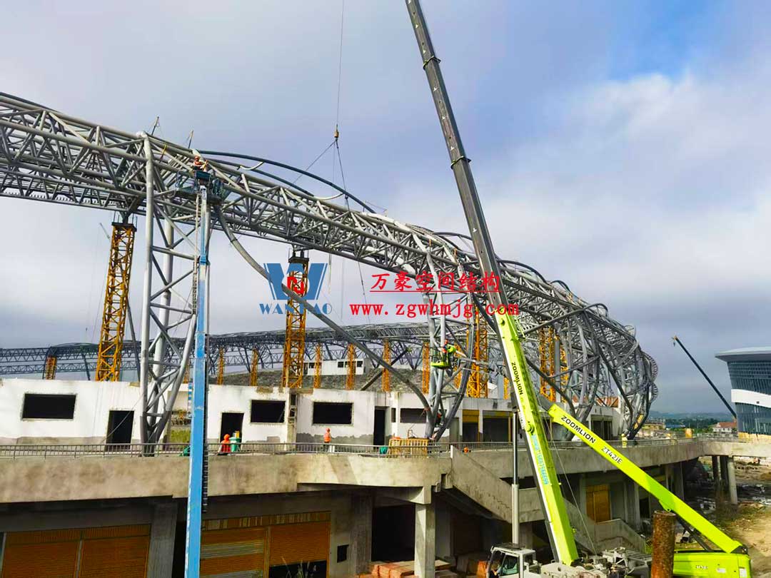 瑞麗國際文體中心建設(shè)項目體育場屋面膜結(jié)構(gòu)項目