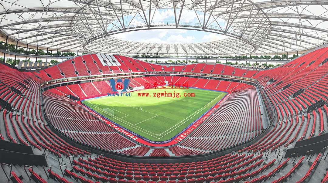 塞爾維亞國家足球場PTFE膜結(jié)構(gòu)項目