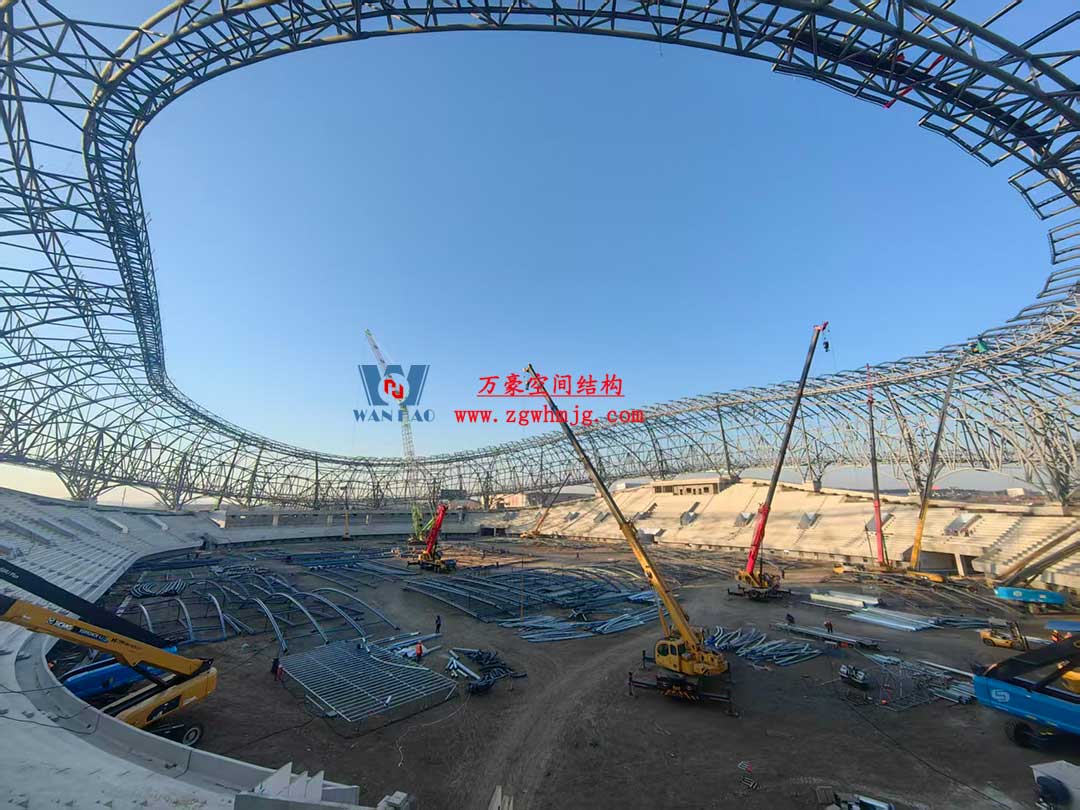 山東蓬萊體育場PTFE膜結(jié)構(gòu)項(xiàng)目 山東蓬萊體育場PTFE膜結(jié)構(gòu)項(xiàng)目