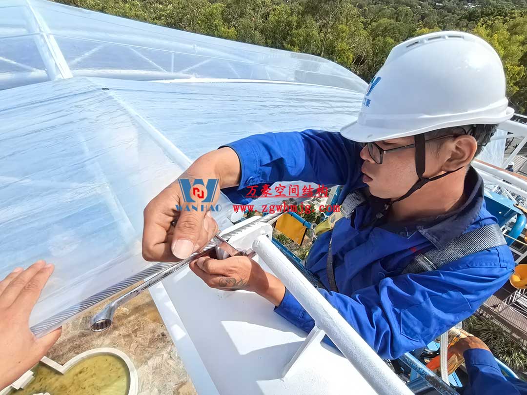 澳大利亞希望島網(wǎng)球中心PTFE膜屋面工程