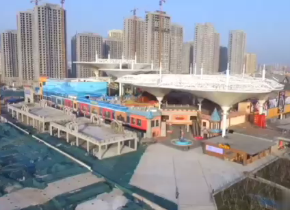 聊城歡樂小鎮(zhèn)七彩云朵膜結(jié)構(gòu)項(xiàng)目視頻賞析