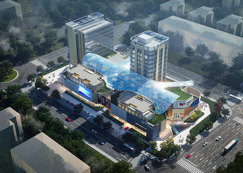 嘉興長(zhǎng)安里ETFE膜結(jié)構(gòu)頂棚項(xiàng)目