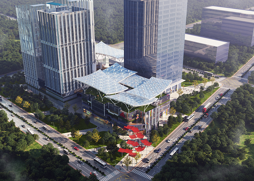 中交海南總部基地項目A地塊三標(biāo)段ETFE膜結(jié)構(gòu)