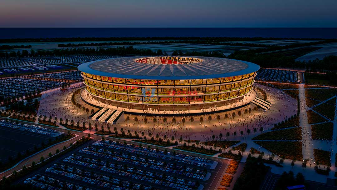 萬豪中標(biāo)-塞爾維亞國(guó)家足球場(chǎng)