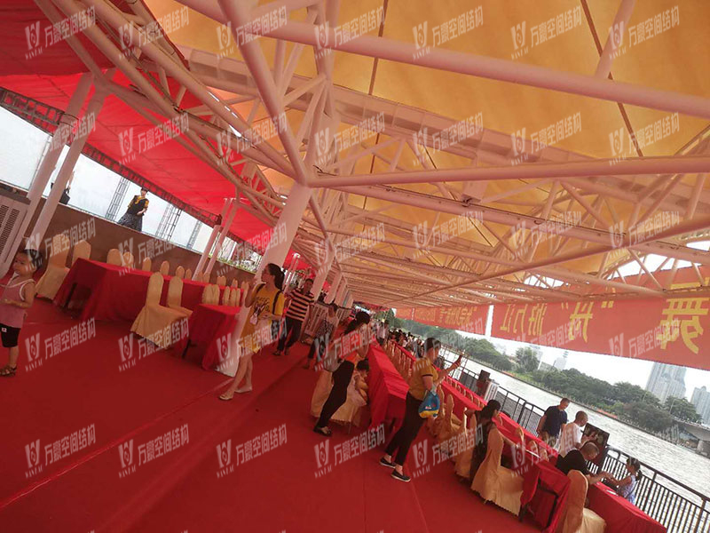 龍舟廣場水上比賽看臺膜結構項目 龍舟廣場水上比賽看臺膜結構項目