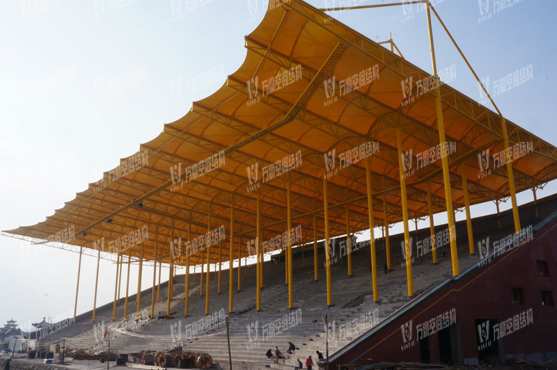 橫店圓明新園花仙湖看臺(tái)膜結(jié)構(gòu)項(xiàng)目 橫店圓明新園花仙湖看臺(tái)膜結(jié)構(gòu)項(xiàng)目